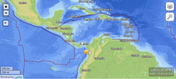 Earthquake 6.7 Columbia 8 13 13