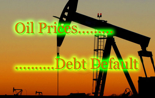 Oil rig sunset prices debt default