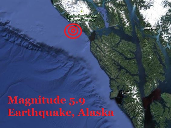 earthquake Alaska Palma Bay July 25 2014