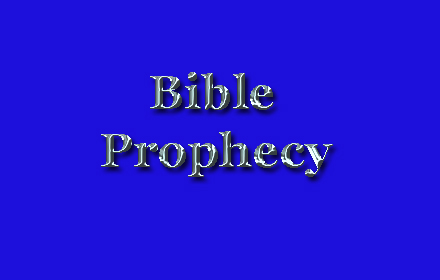 Bible prophecy blue background